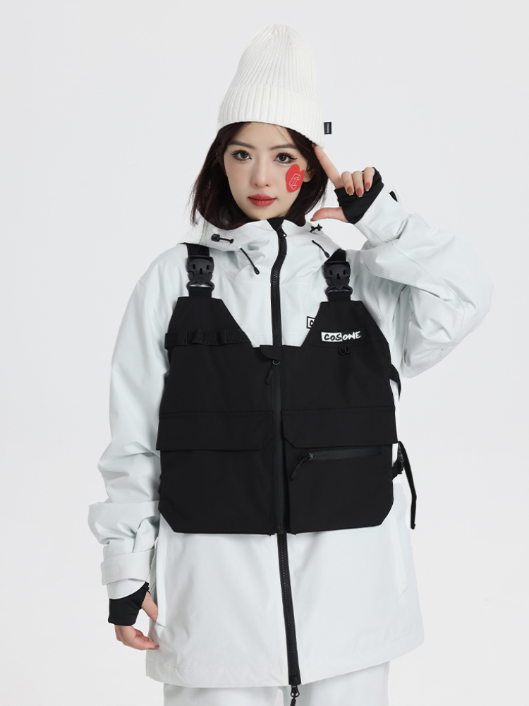 Adjustable Shoulder Straps Tactical Snow Vest