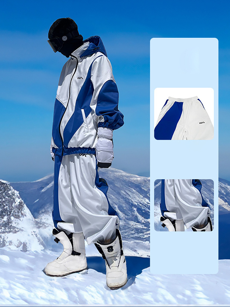 Blue And White Porcelain Patchwork Snow Suit (Single Unit Available)