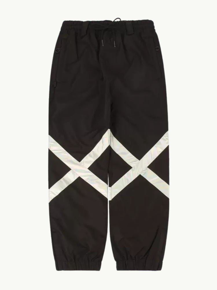 Colorful Reflective Stripe Snow Pants