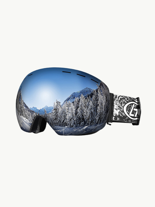 Double-layer Anti-fog Spherical Ski Goggles