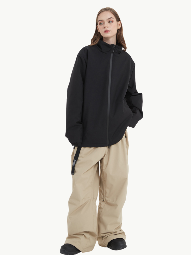 Drawstring Baggy Snow Pants