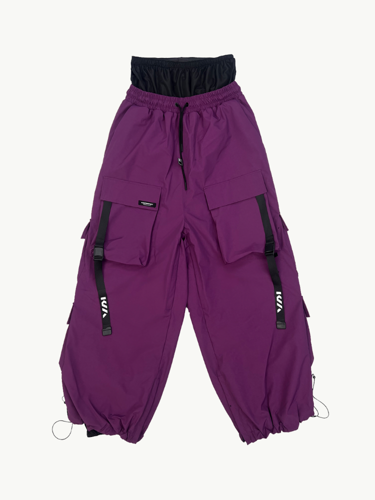 Functional  Baggy Cargo Snow Pants