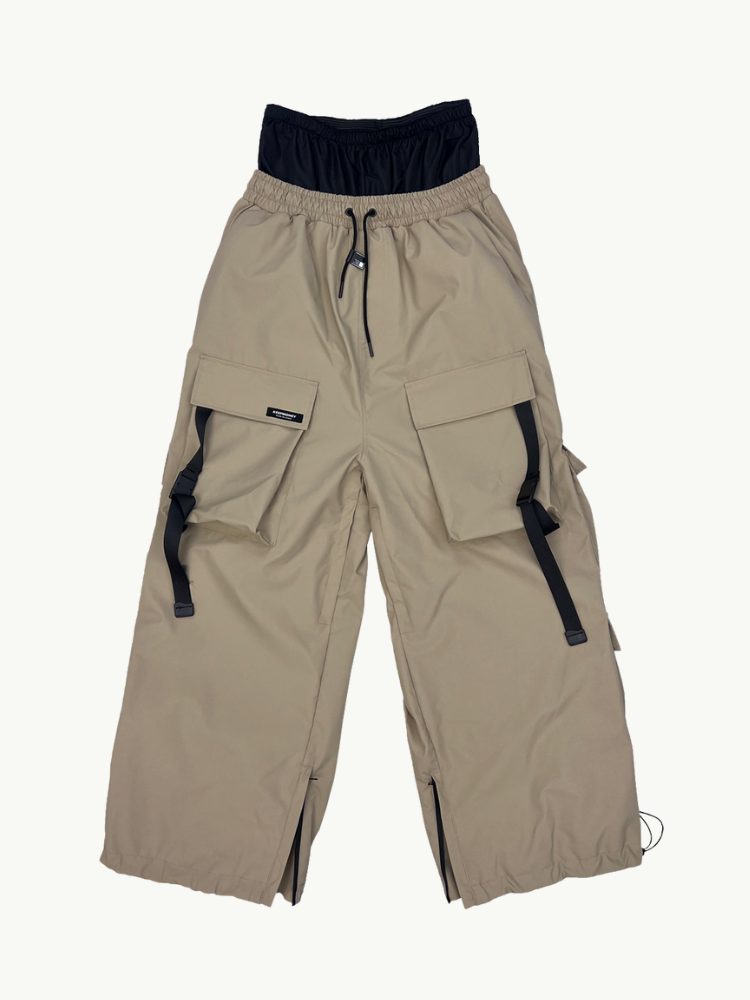 Functional  Baggy Cargo Snow Pants