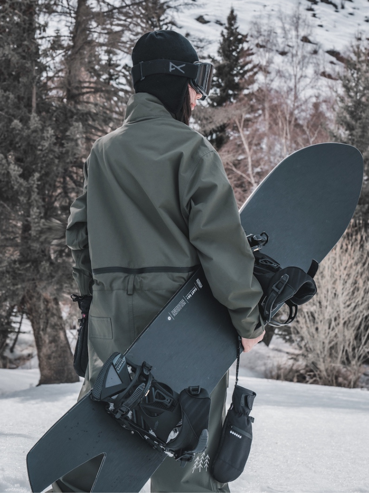 Functional Multi-Pocket Cargo Snow Jumpsuit