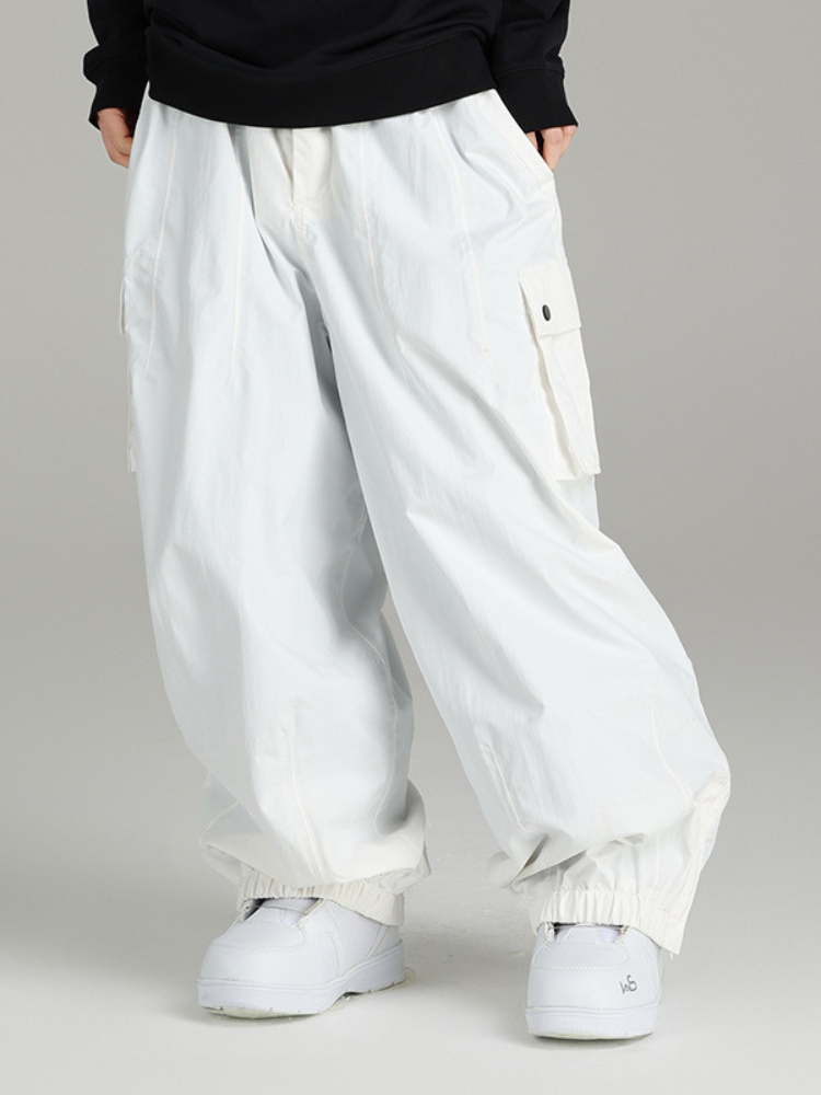 Large Pocket Cargo Baggy Snow Pants