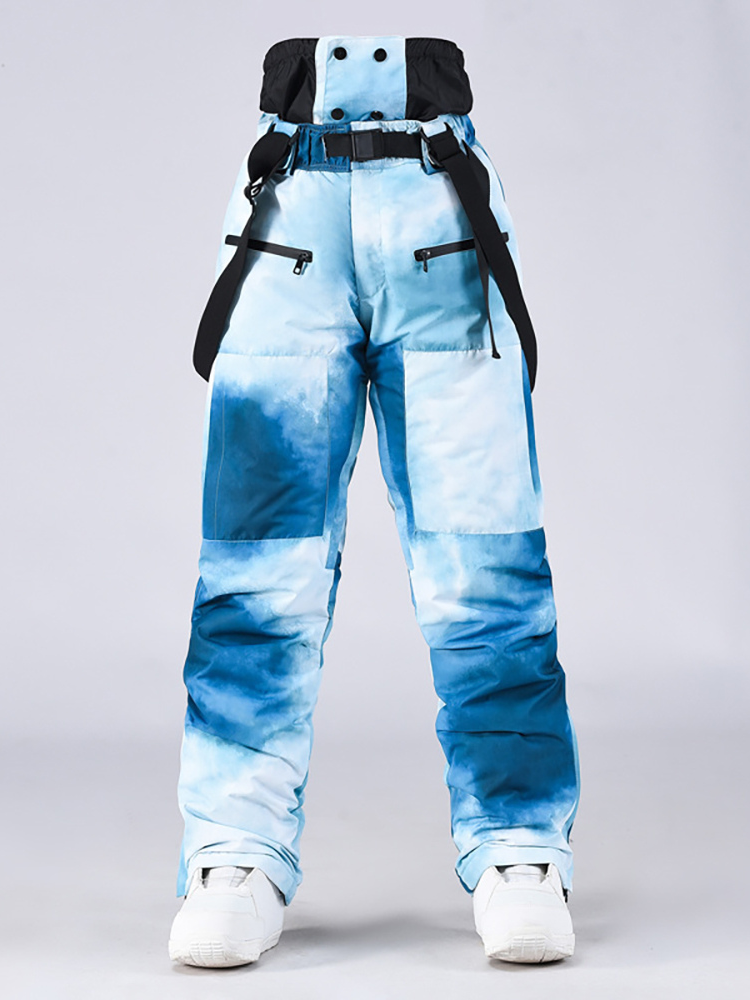 Insulated Watercolor Snow Pants