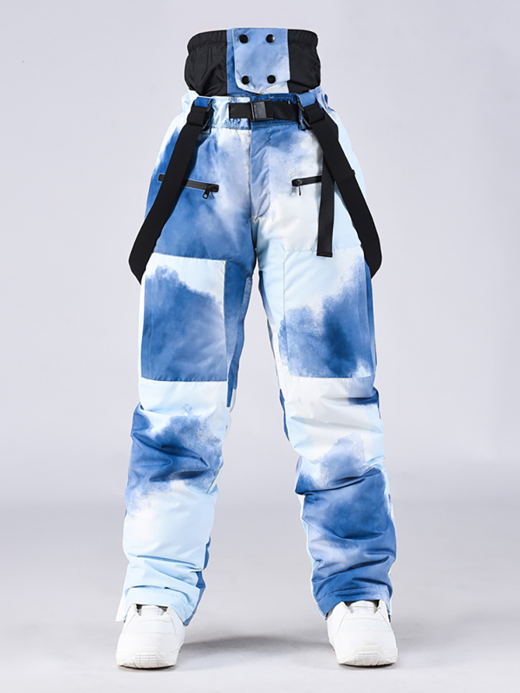 Insulated Watercolor Snow Pants