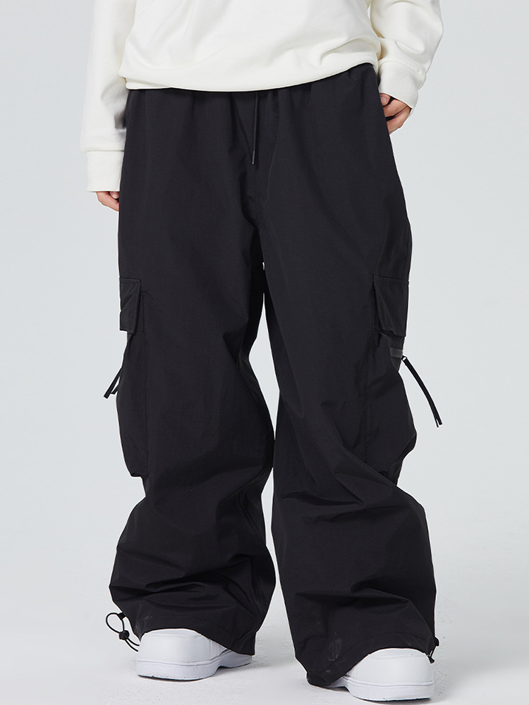 Large Pockets Loose-fitting Snow Pants