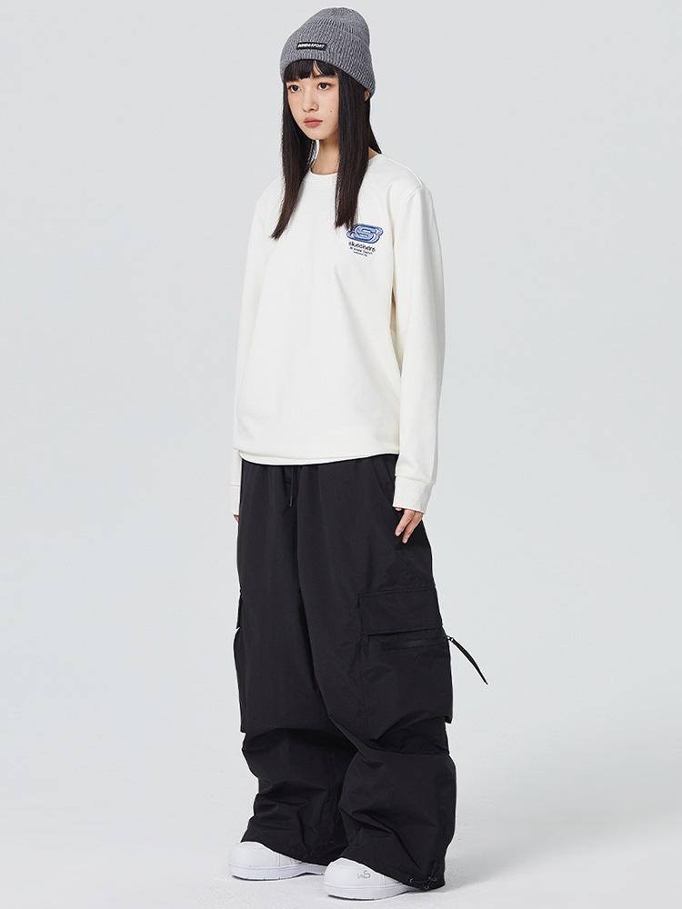 Large Pockets Loose-fitting Snow Pants