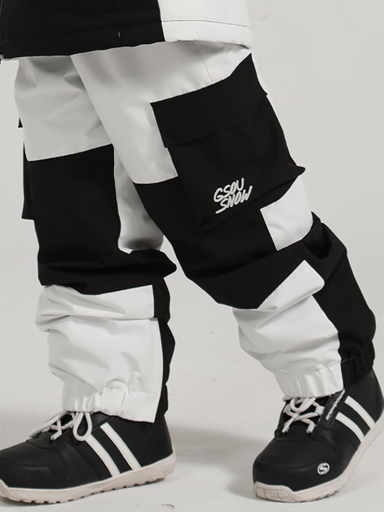 Patchwork  Snow Pants