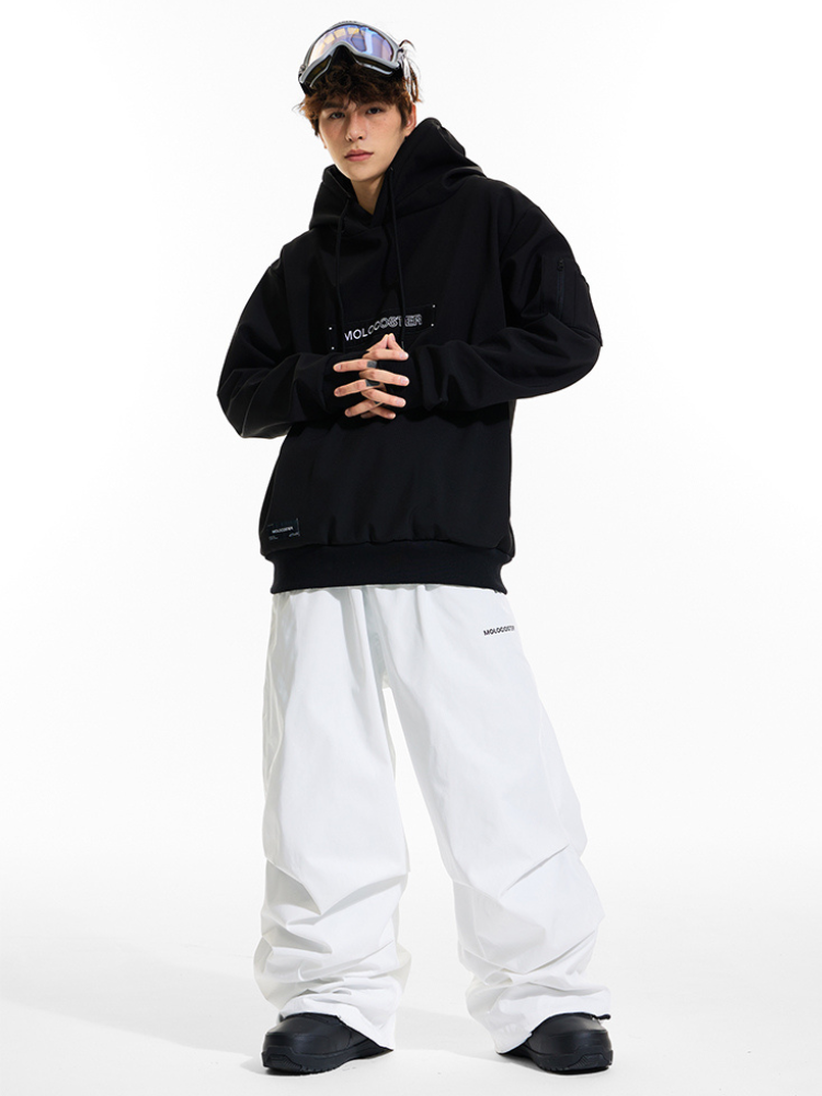 Pleated Baggy Snow Pants