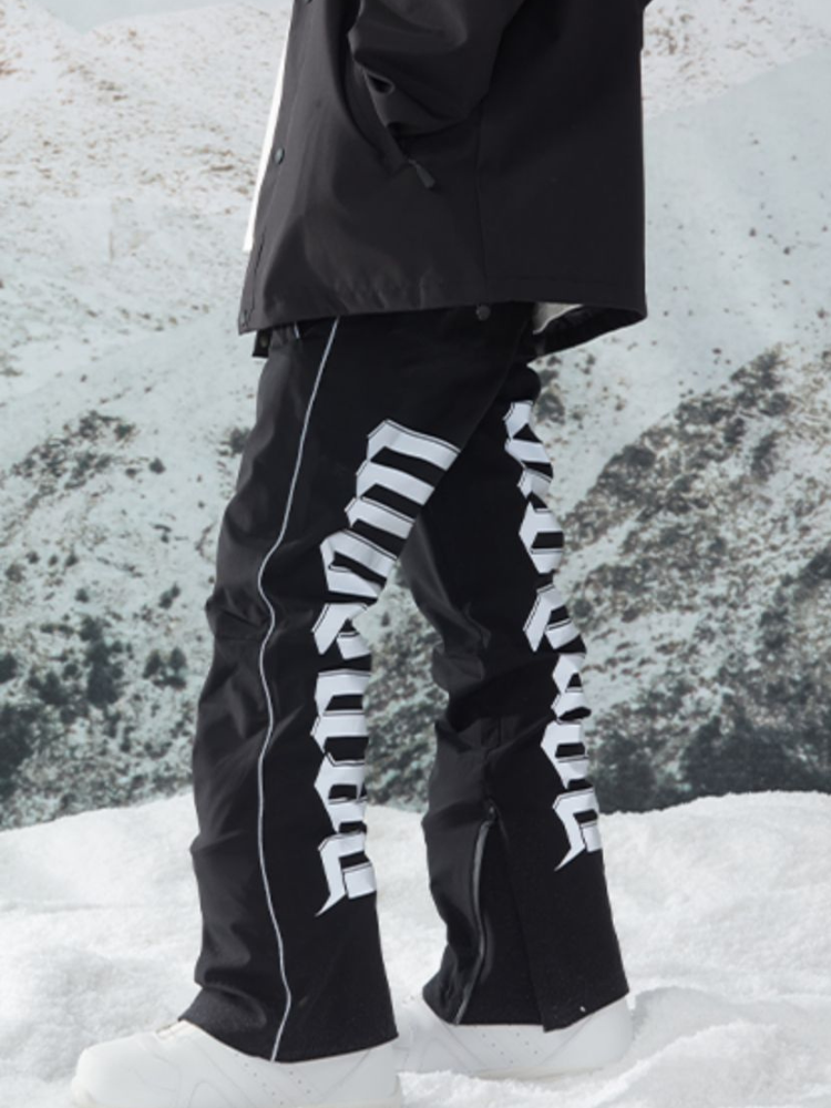 Printed Reflective Snow Pants