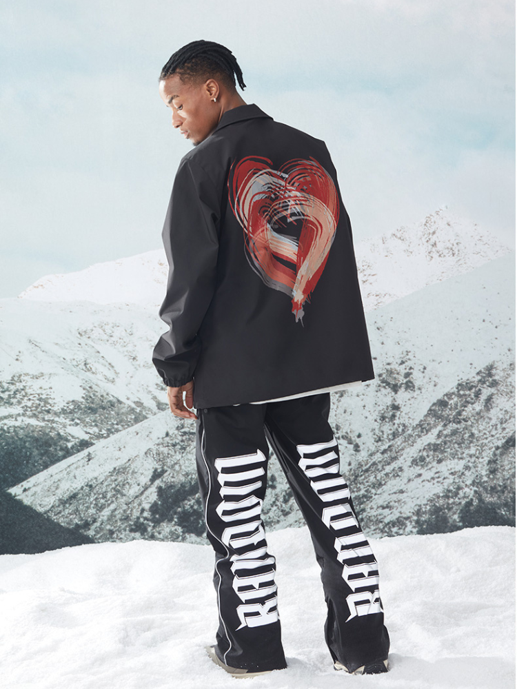 Printed Reflective Snow Pants