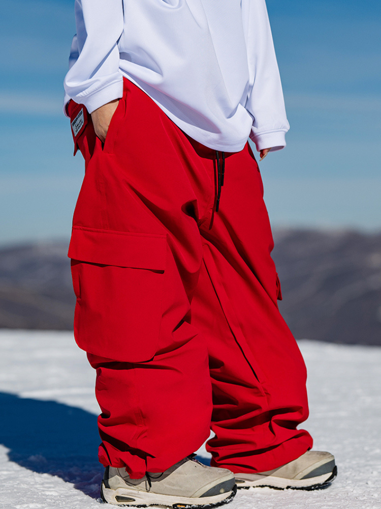 Snowboard Gear Baggy Cargo Snow Pants