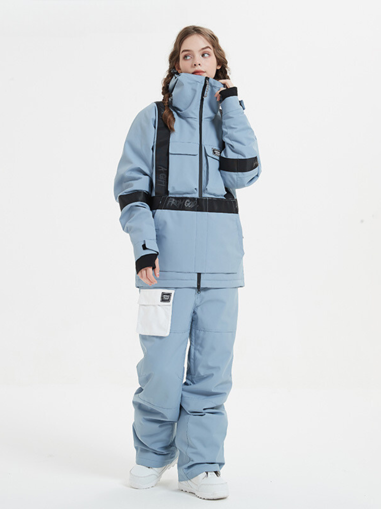 Warm And Detachable Snow Suit