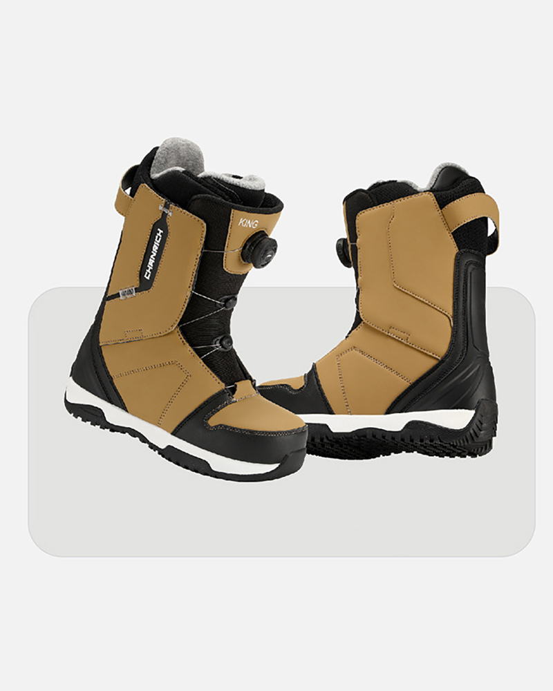 Waterproof Wire Buckle Quick Wearing Ski Boots