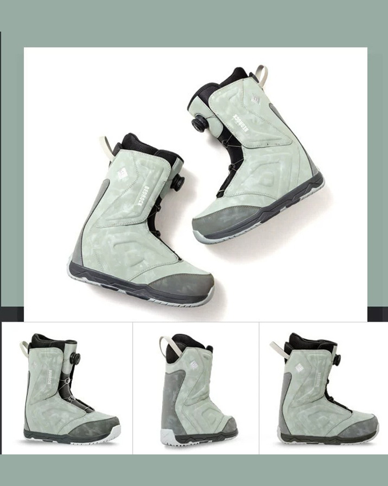 Wire Buckle Snow Boots